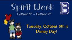 Spirit Week - Disney Day